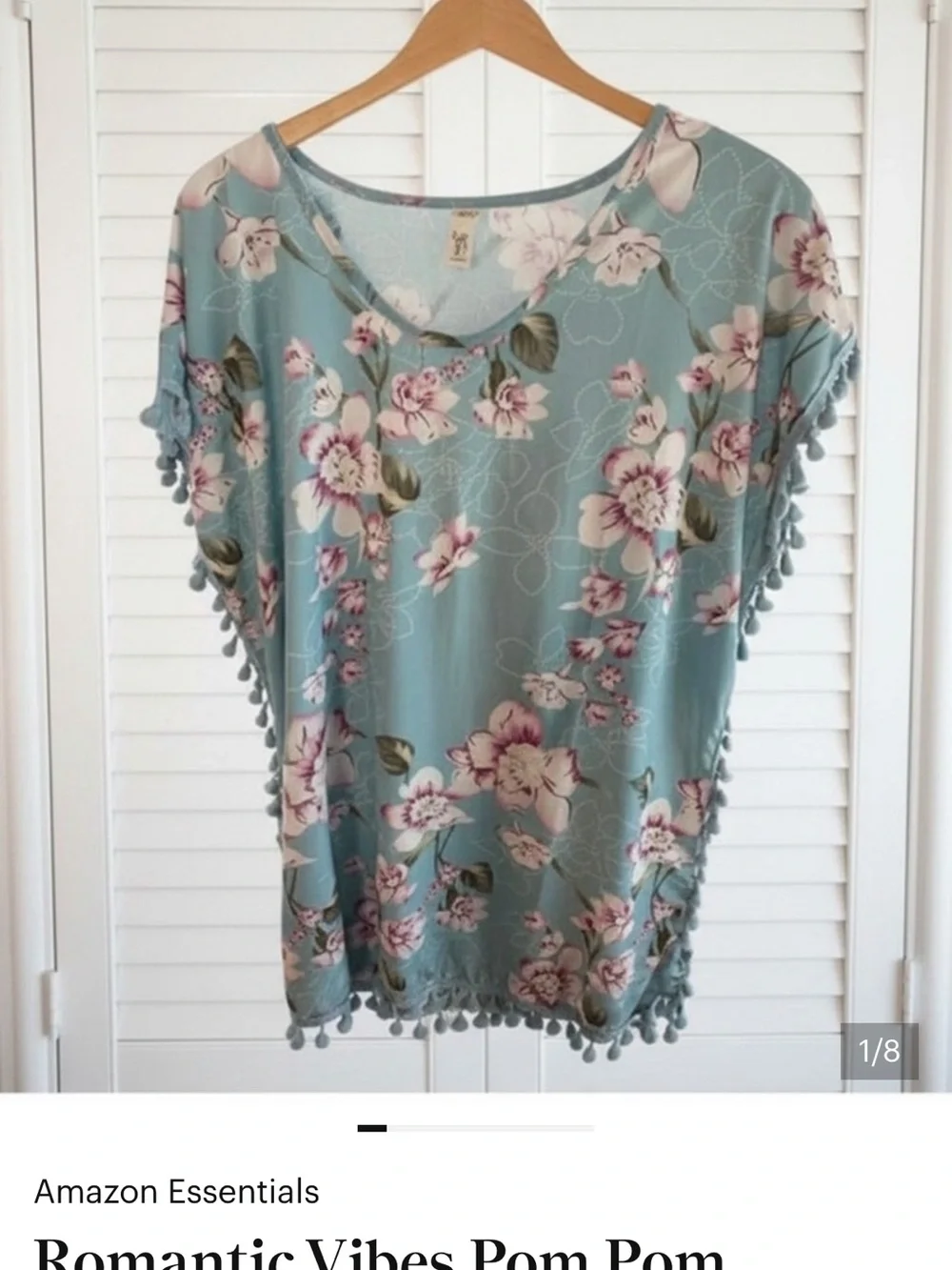 Romantic * Boho” Vibes Pom Pom Swimsuit‎ Cover up
